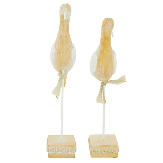Best deal 🌟 Studio 350 Brown Resin Coastal Sculpture Bird (Set Of 2) - 5 X 6 X 17 And 3 X 17 X 15 ⭐ - Image 4