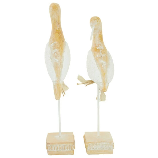 Best deal 🌟 Studio 350 Brown Resin Coastal Sculpture Bird (Set Of 2) - 5 X 6 X 17 And 3 X 17 X 15 ⭐ - Image 8