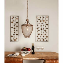 Wholesale ✔️ Studio 350 Brown Metal Vintage Pendant 20 X 12 X 12 🥰