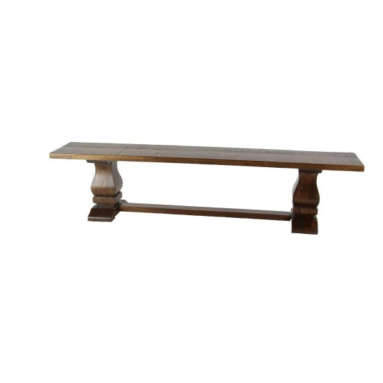 Brand new ❤️ Studio 350 Brown Mango Wood Rustic Bench 18 X 68 X 15 - 68 X 15 X 18 ❤️ - Image 4