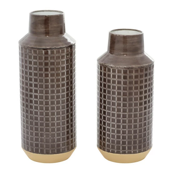 Top 10 🧨 Studio 350 Iron Contemporary Vase (Set Of 2) Pink 🧨 - Image 3