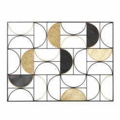Top 10 🎁 Studio 350 Black Metal Contemporary Wall Decor Abstract 40 X 30 X 1 🌟