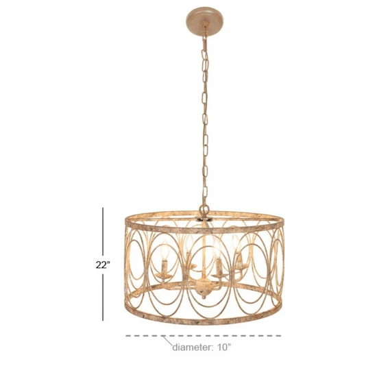 Best Sale ⌛ Studio 350 Modern 14 X 24 Inch Round Chandelier 🎉 - Image 2