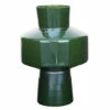 Coupon 😀 Studio 350 Green Glass Modern Vase 13 X 9 X 9 - 9 X 9 X 13 🧨