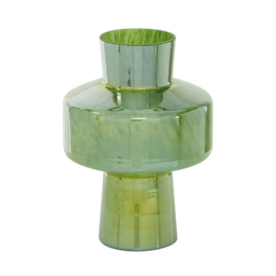 Coupon ๐ Studio 350 Green Glass Modern Vase 13 X 9 X 9 - 9 X 9 X 13 ๐งจ - Image 3