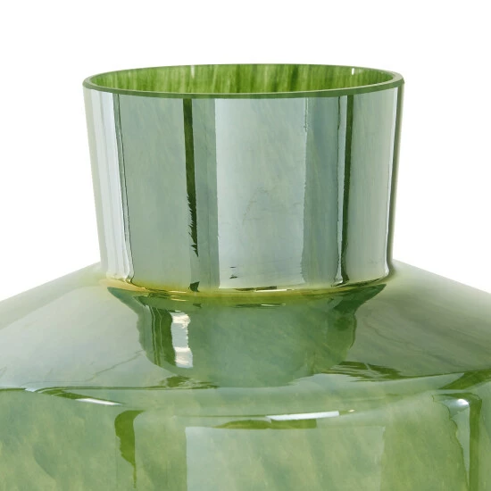 Coupon ๐ Studio 350 Green Glass Modern Vase 13 X 9 X 9 - 9 X 9 X 13 ๐งจ - Image 4