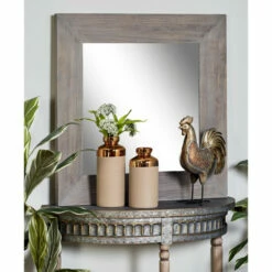 Deals 🛒 Studio 350 Beige Wood And Iron Metal Half Moon Farmhouse Console Table 😍