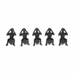 Outlet ❤️ Studio 350 Grey Aluminum Modern Wall Decor People (Set Of 5) 💯