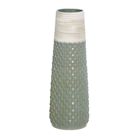 Cheapest ๐คฉ Studio 350 Green Ceramic Contemporary Vase 24 X 8 X 8 - 8 X 8 X 24 ๐งจ - Image 2