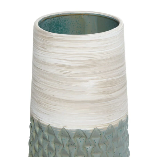 Cheapest ๐คฉ Studio 350 Green Ceramic Contemporary Vase 24 X 8 X 8 - 8 X 8 X 24 ๐งจ - Image 4
