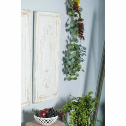 Discount 🛒 Studio 350 White Fiberglass Vintage Wall Decor Ornamental 39 X 18 X 2 ✨