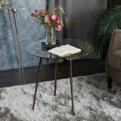 Wholesale ⭐ Studio 350 Aluminum Modern Accent Table - 22 X 22 X 22 Gold ✨