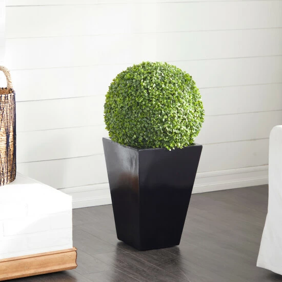 Outlet ✔️ Studio 350 Black Fiberglass Contemporary Artificial Foliage 😍 - Image 8