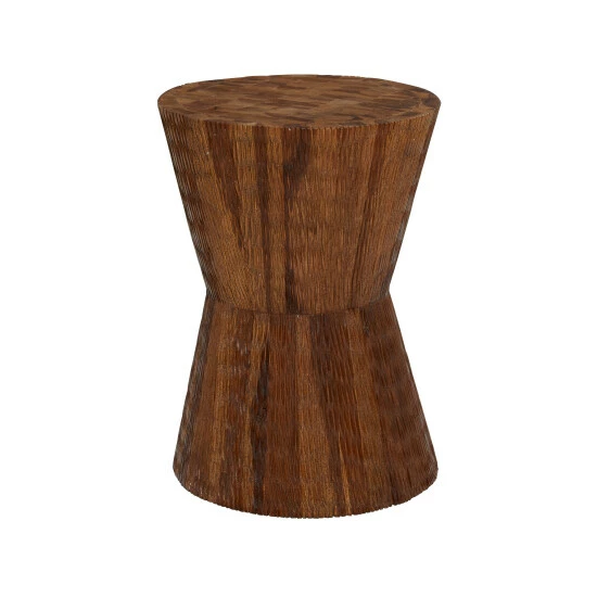 Best Pirce 💯 Studio 350 Brown Teak Wood Contemporary Stool 18 X 13 X 13 - 13 X 13 X 18 🔔 - Image 4