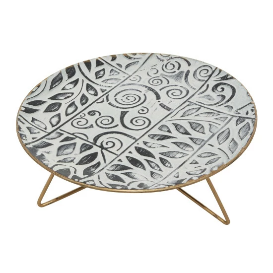 Wholesale ๐ Studio 350 White Iron Farmhouse Cake Stand (Set Of 3) - 14 X 14 X 6Round ๐ - Image 5