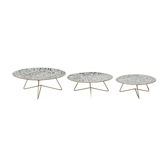 Wholesale ๐ Studio 350 White Iron Farmhouse Cake Stand (Set Of 3) - 14 X 14 X 6Round ๐ - Image 7