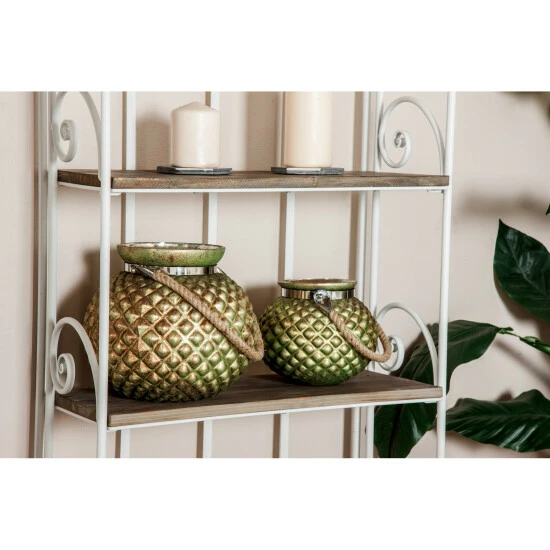 Flash Sale 🎁 Studio 350 Green Glass Natural Candle Holder Set Of 2 9 X 11 X 11 💯 - Image 6