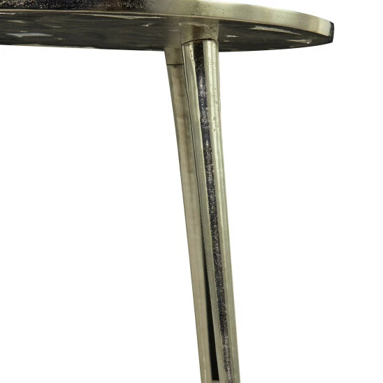 Budget 👏 Studio 350 Aluminum Contemporary Accent Table - 20 X 19 X 22 Silver ⌛ - Image 4