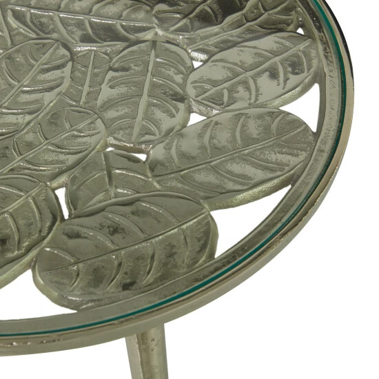 Budget 👏 Studio 350 Aluminum Contemporary Accent Table - 20 X 19 X 22 Silver ⌛ - Image 5