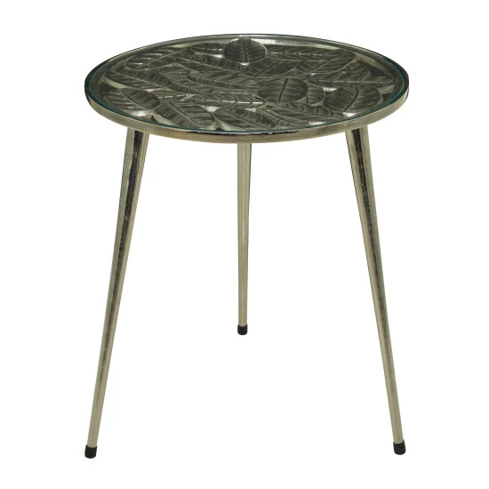 Budget 👏 Studio 350 Aluminum Contemporary Accent Table - 20 X 19 X 22 Silver ⌛ - Image 7