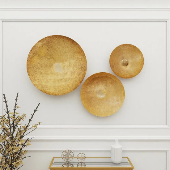 Top 10 🛒 Studio 350 Gold Metal Eclectic Contemporary Statement Wall Decor (Set Of 3) 🎁 - Image 3
