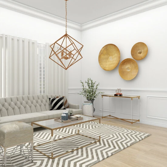 Top 10 🛒 Studio 350 Gold Metal Eclectic Contemporary Statement Wall Decor (Set Of 3) 🎁 - Image 6