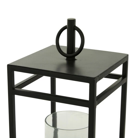 Promo ๐ Studio 350 Black Metal Contemporary Lantern 19 X 8 X 8 - 8 X 8 X 19 ๐ - Image 5