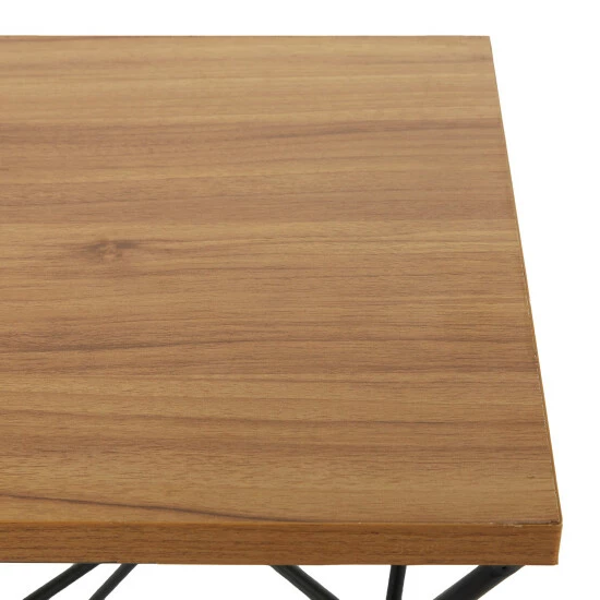 Hot Sale 😉 Studio 350 Brown Metal Contemporary Accent Table - 14 X 14 X 24 ✔️ - Image 4