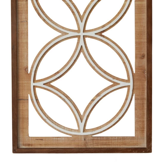 Best Pirce 🥰 Studio 350 Brown Wood Traditional Geometric Wall Decor ( Set Of 2) 😀 - Image 4
