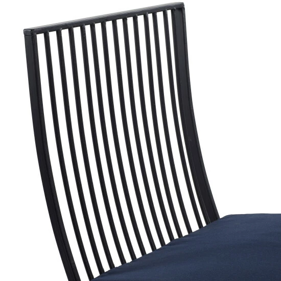 Outlet ๐ Studio 350 Black Metal Eclectic Outdoor Seating Set (Set Of 3) ๐ - Image 6