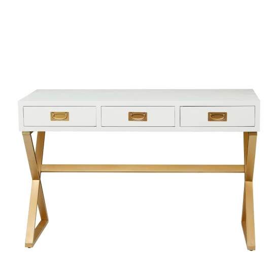 Coupon 👍 Studio 350 MDF Contemporary Console Table - 47 X 20 X 30 White ✨ - Image 2