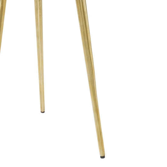 Best Sale ๐ Studio 350 Gold Aluminum Modern Accent Table 20 X 15 X 15 - 15 X 15 X 20Round โจ - Image 6