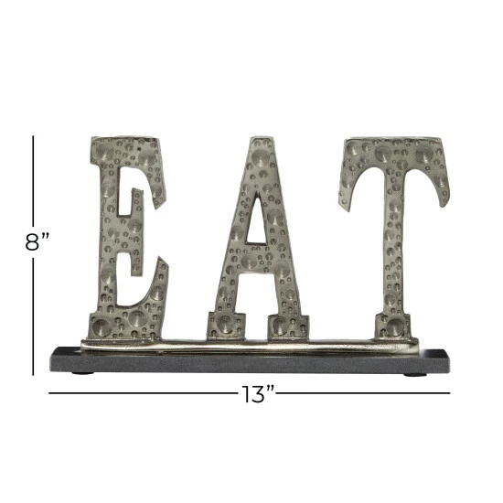 Cheap 👏 Studio 350 Silver Aluminum Industrial Decorative Sign 8 X 13 X 2 - 13 X 2 X 8 🎉 - Image 7