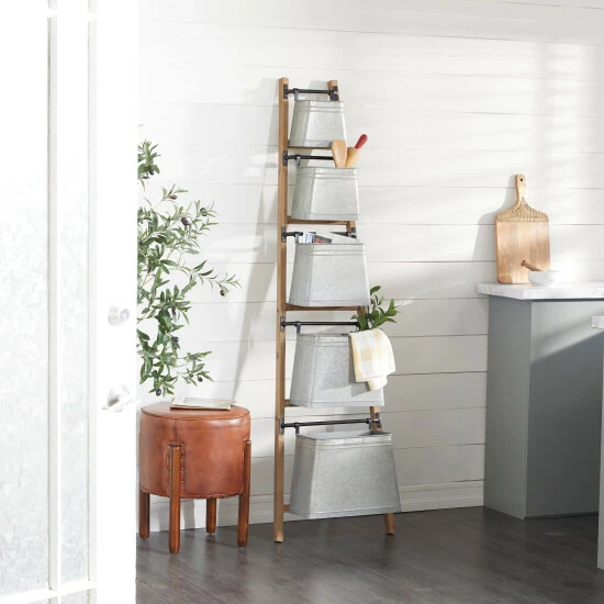 Buy 😀 Studio 350 Grey Iron Farmhouse Storage Unit 70 X 20 X 11 - 20 X 11 X 70 🛒