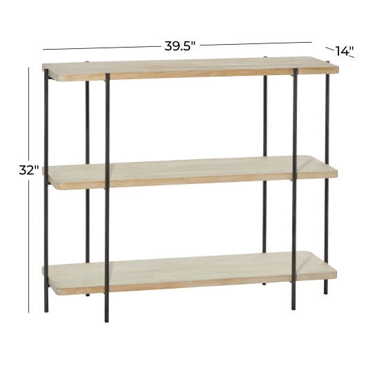 Cheapest โ Studio 350 Beige Metal Contemporary Console Table 32 X 40 X 14 ๐ฅ - Image 5