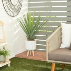 Top 10 ✨ Studio 350 White Polyethylene Modern Artificial Foliage - 31x27 🌟