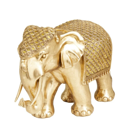 Budget 🎁 Studio 350 Gold Polystone Glam Sculpture 15 X 21 X 10 - 21 X 10 X 15 🥰 - Image 2