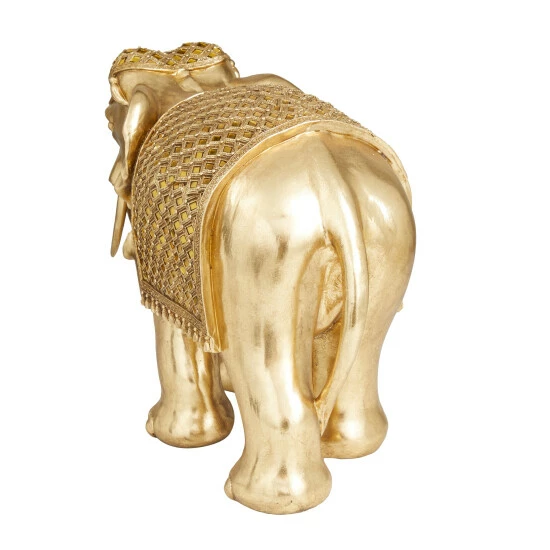 Budget 🎁 Studio 350 Gold Polystone Glam Sculpture 15 X 21 X 10 - 21 X 10 X 15 🥰 - Image 7