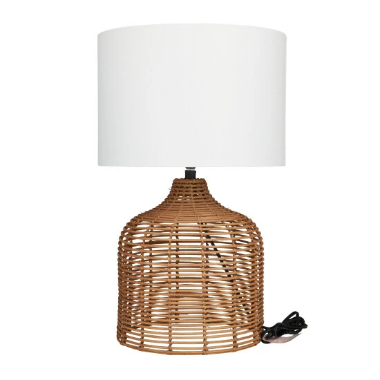 Coupon ๐ Studio 350 Polyester Natural Table Lamp - 15 X 15 X 25 Brown ๐ - Image 3