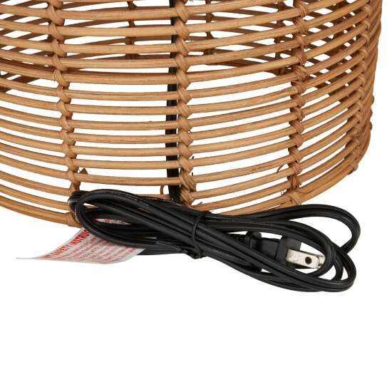 Coupon ๐ Studio 350 Polyester Natural Table Lamp - 15 X 15 X 25 Brown ๐ - Image 4