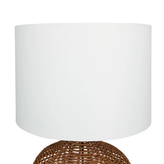 Coupon ๐ Studio 350 Polyester Natural Table Lamp - 15 X 15 X 25 Brown ๐ - Image 5