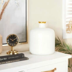 Outlet 👏 Studio 350 Glass Glam Vase 12 X 10 Blue 😀