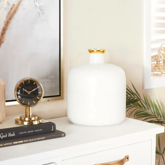 Outlet 👏 Studio 350 Glass Glam Vase 12 X 10 Blue 😀