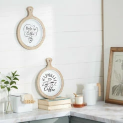 Top 10 ✔️ Studio 350 White Iron Farmhouse Wall Decor Food And Beverage (Set Of 2) 🤩