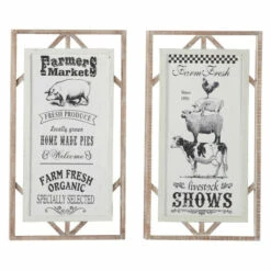 Deals 🎉 Studio 350 White Wood Farmhouse Wall Decor Text (Set Of 2) 😀