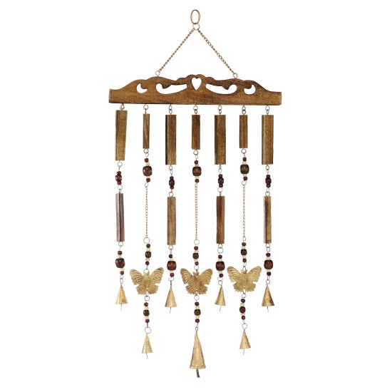 Outlet 🎁 Studio 350 Brown Wood Coastal Windchime 12 X 1 X 26 - 1 X 26 X 12 🔥 - Image 2