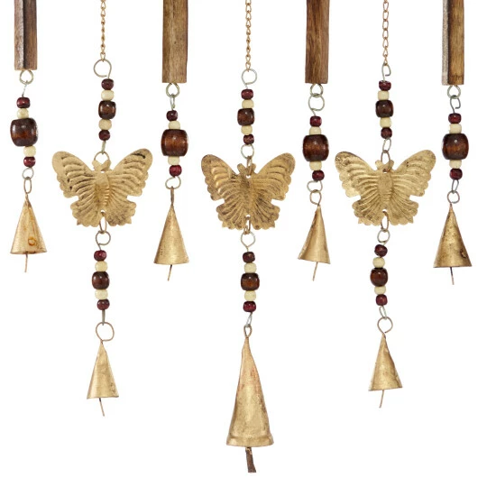 Outlet 🎁 Studio 350 Brown Wood Coastal Windchime 12 X 1 X 26 - 1 X 26 X 12 🔥 - Image 4