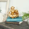 Discount ⌛ Studio 350 Gold Polystone Glam Sculpture 7 X 9 X 6 - 9 X 6 X 7 🎁