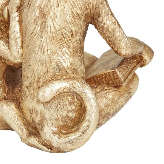 Discount ⌛ Studio 350 Gold Polystone Glam Sculpture 7 X 9 X 6 - 9 X 6 X 7 🎁 - Image 4