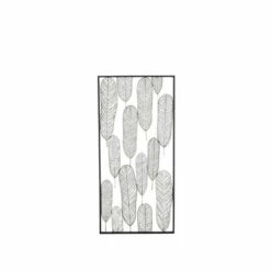 Best deal 😀 Studio 350 Black Metal Contemporary Wall Decor Floral And Botanical 22 X 46 X 2 ⭐